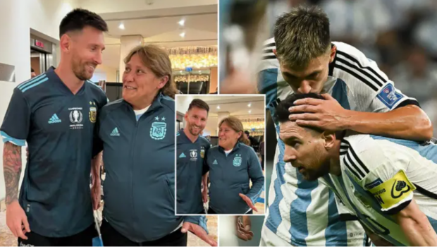 
	Reacția genială a mamei lui Lisandro Martinez când l-a întâlnit pe Lionel Messi&nbsp;
