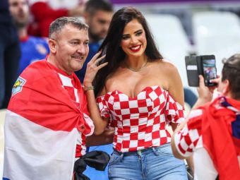 
	Miss Croația a surprins din nou! Cum a apărut Ivana Knoll la meciul cu Argentina
