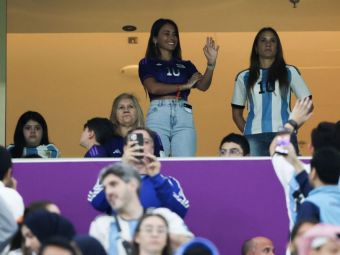 
	Antonela Roccuzzo, suporter de lux la semifinala Argentina - Croația. Imagini spectaculoase cu familia lui Lionel Messi&nbsp;
