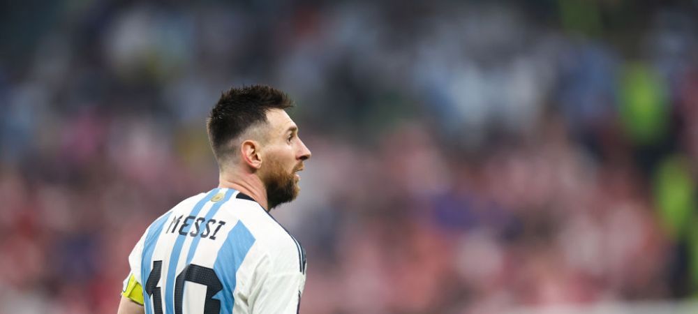Lionel Messi Argentina Campionatul Mondial Qatar 2022 finala campionat mondial