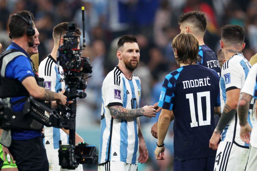 Lecție de fair-play din partea lui Luka Modric. Mesajul transmis de croat lui Lionel Messi după semifinala Argentina-Croația_2