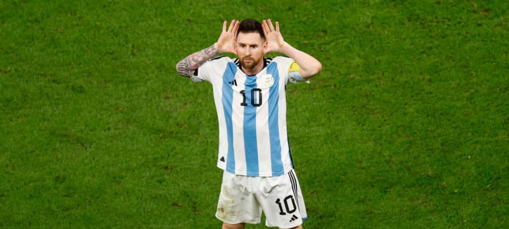 Lionel Messi Campionatul Mondial Qatar 2022 Juan Roman Riquelme Louis Van Gaal olanda - argentina