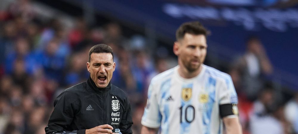 Lionel Messi Argentina - Croatia lionel scaloni qatar 2022