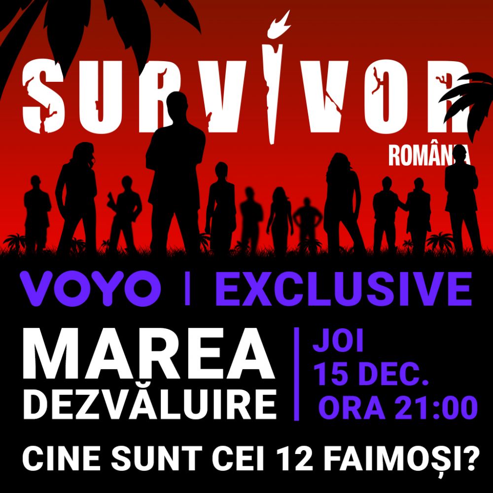 Marea Dezvăluire a avut loc pe VOYO! Cine sunt cei 12 Faimoși de la Survivor 2023 _2
