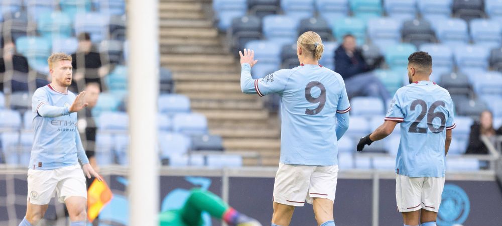 Manchester City - Girona amical Erling Haaland Kevin De Bruyne