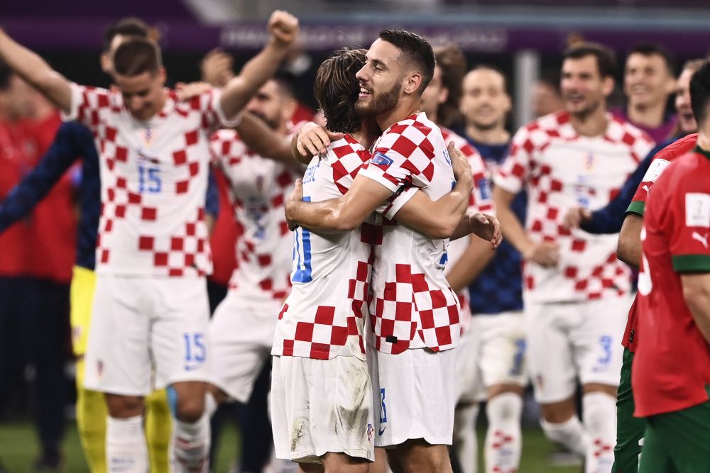 Imaginile bucuriei! Cum au fost surprinși croații după ce au câștigat bronzul la Campionatul Mondial din Qatar_17