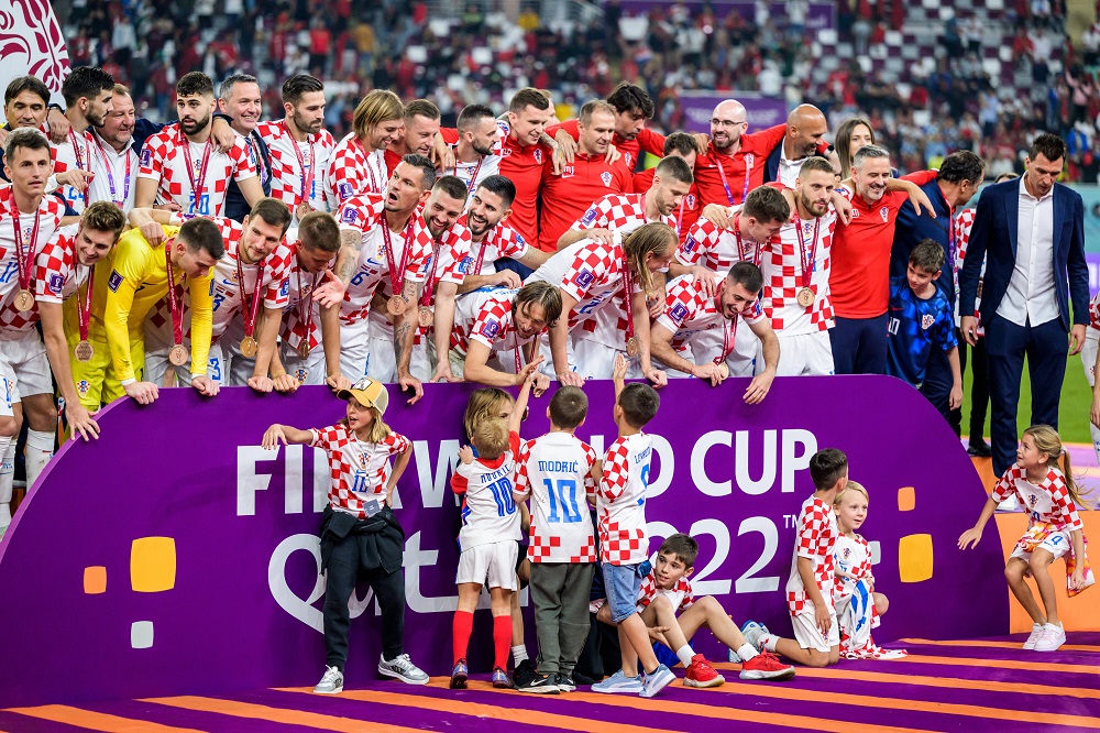 Imaginile bucuriei! Cum au fost surprinși croații după ce au câștigat bronzul la Campionatul Mondial din Qatar_18