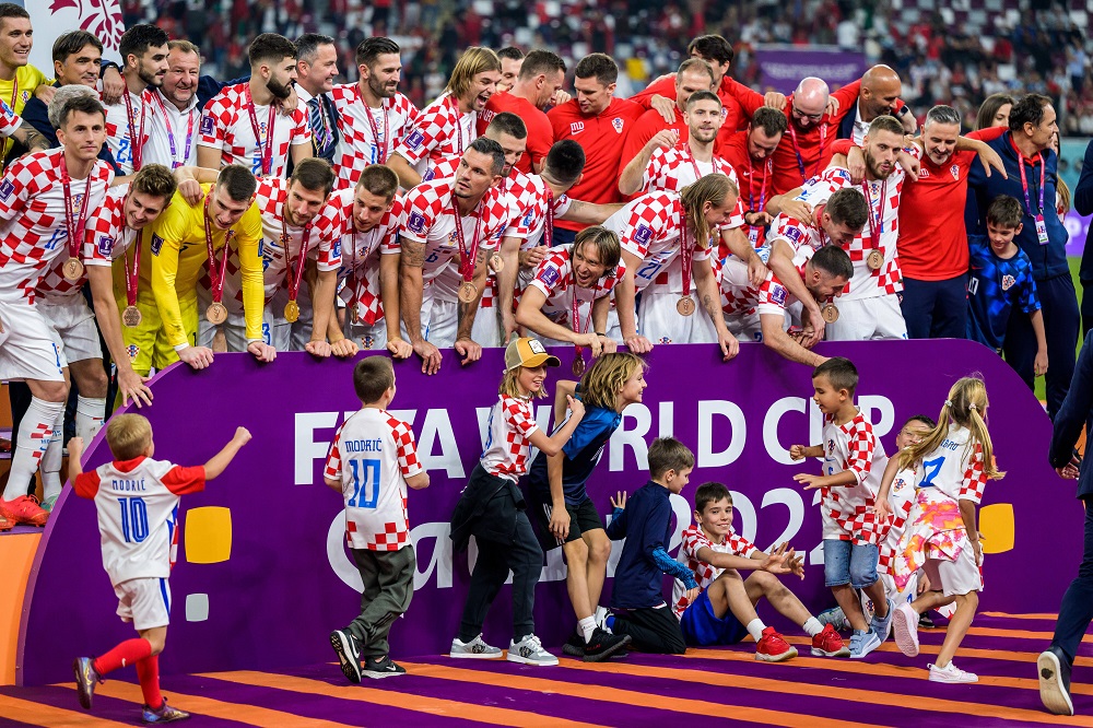 Imaginile bucuriei! Cum au fost surprinși croații după ce au câștigat bronzul la Campionatul Mondial din Qatar_20