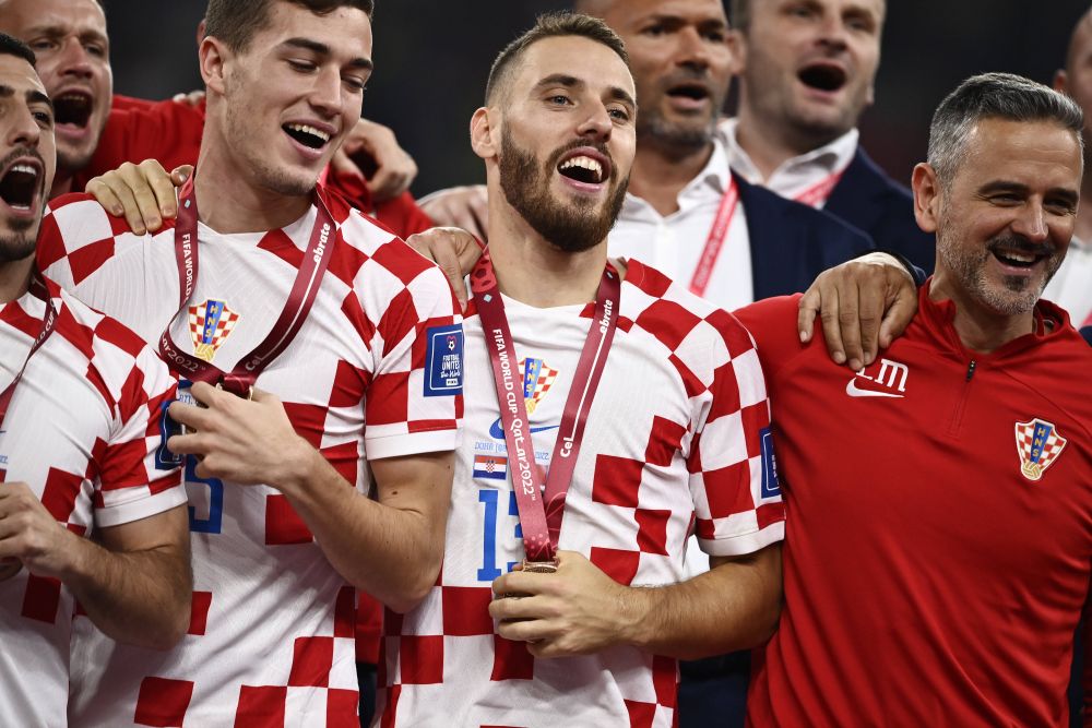 Imaginile bucuriei! Cum au fost surprinși croații după ce au câștigat bronzul la Campionatul Mondial din Qatar_4
