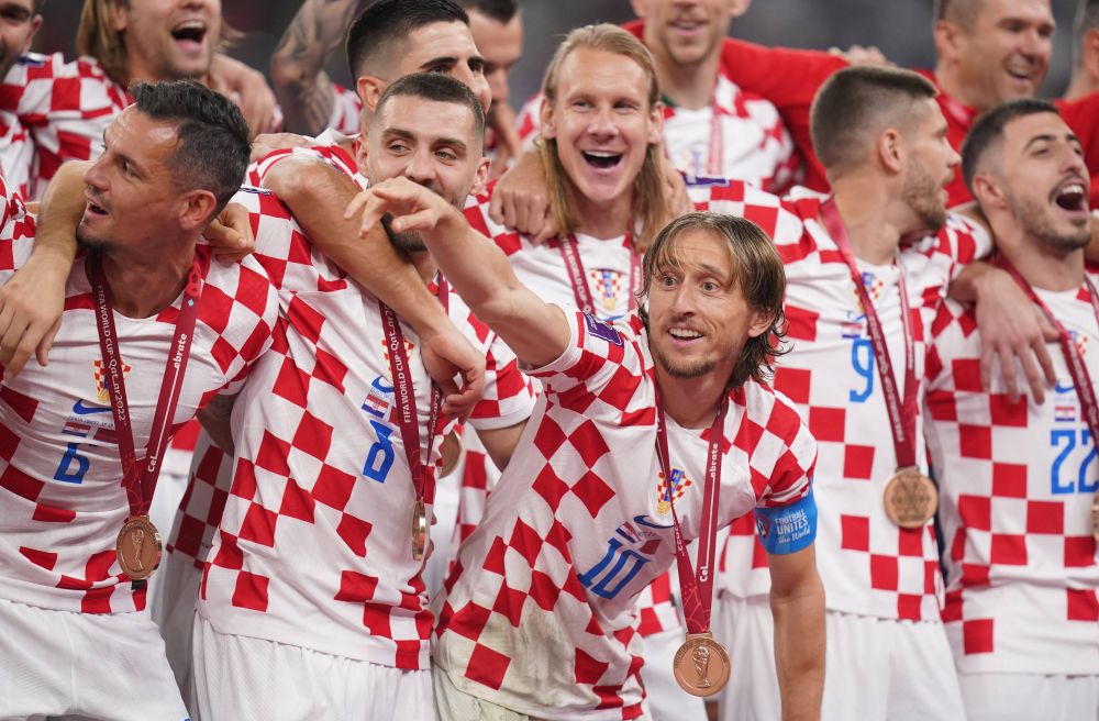 Imaginile bucuriei! Cum au fost surprinși croații după ce au câștigat bronzul la Campionatul Mondial din Qatar_5