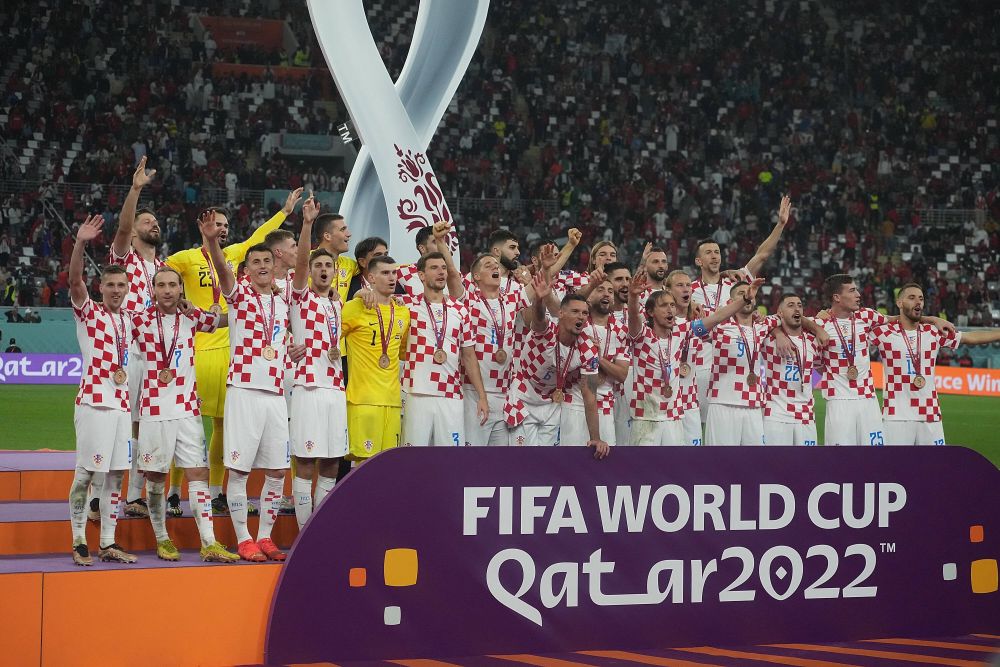 Imaginile bucuriei! Cum au fost surprinși croații după ce au câștigat bronzul la Campionatul Mondial din Qatar_6