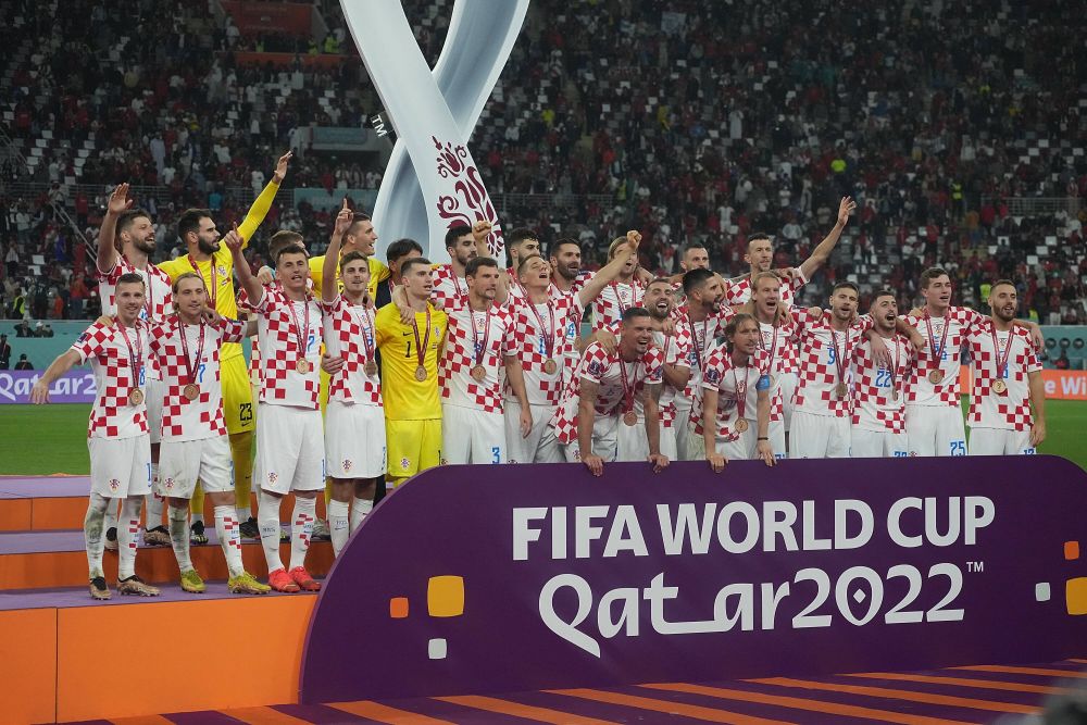 Imaginile bucuriei! Cum au fost surprinși croații după ce au câștigat bronzul la Campionatul Mondial din Qatar_7