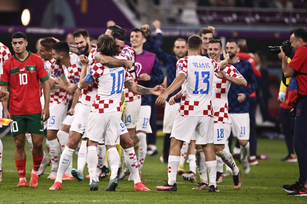 Imaginile bucuriei! Cum au fost surprinși croații după ce au câștigat bronzul la Campionatul Mondial din Qatar_9