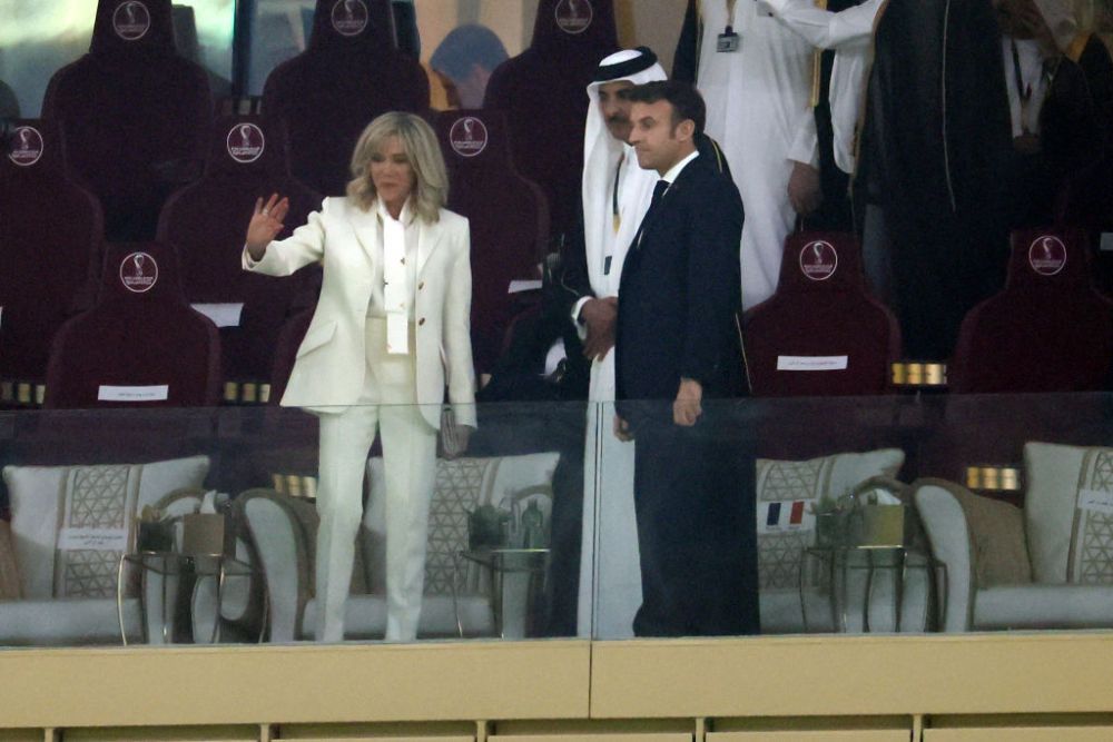 Emmanuel și Brigitte Macron, suporteri de lux la finala Campionatului Mondial. Imagini spectaculoase cu cuplul prezidențial francez_1