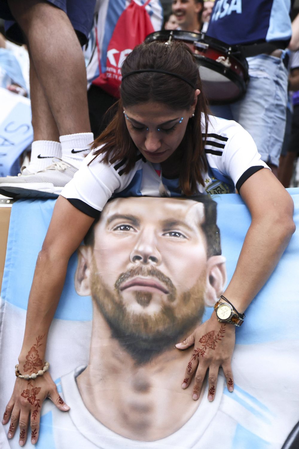 Argentiniencele au făcut show în tribune, înainte de finala Cupei Mondiale cu Franța_23