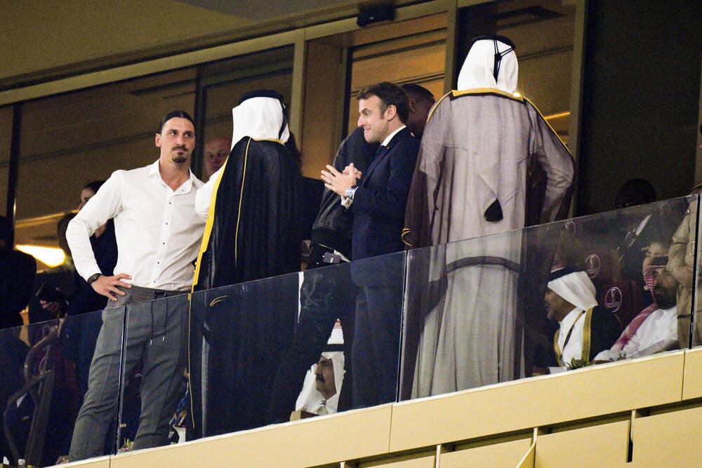 "All Star Team" în tribune la Argentina - Franța. Zlatan Ibrahimovic, lângă "greii" din Qatar + alte nume mari la finala Cupei Mondiale_4