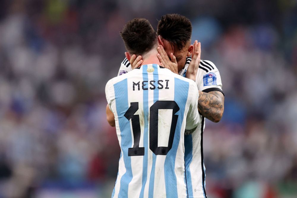Imaginile bucuriei! Cum a reacționat Lionel Messi imediat după penalty-ul decisiv transformat de Gonzalo Montiel în finala mondială_12