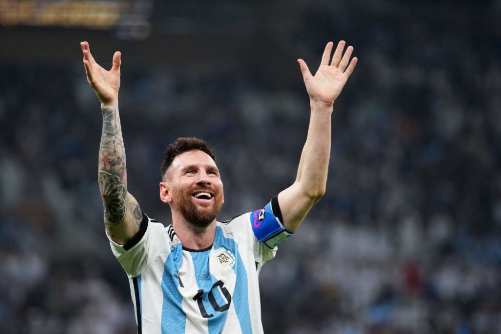 Imaginile bucuriei! Cum a reacționat Lionel Messi imediat după penalty-ul decisiv transformat de Gonzalo Montiel în finala mondială_14