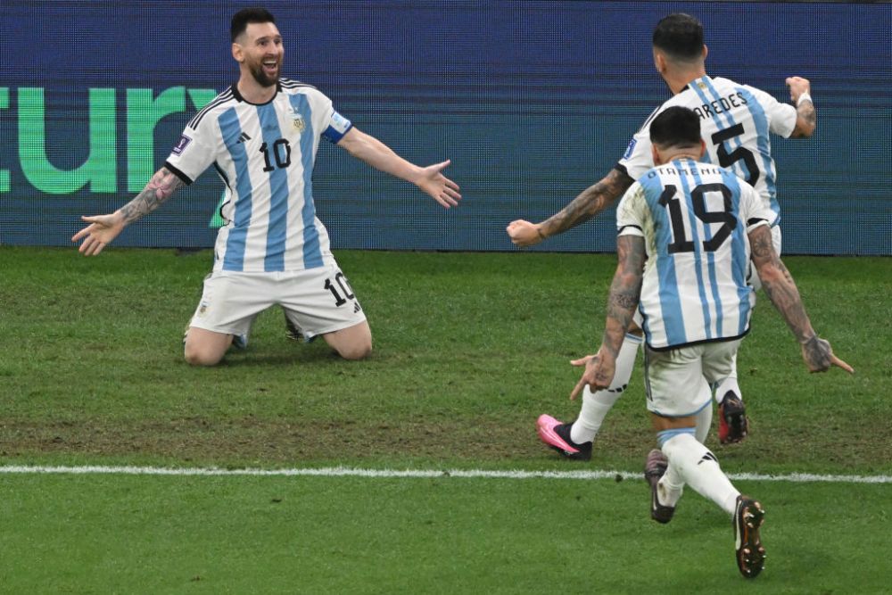 Imaginile bucuriei! Cum a reacționat Lionel Messi imediat după penalty-ul decisiv transformat de Gonzalo Montiel în finala mondială_9