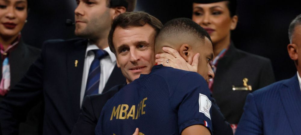 Emmanuel Macron Campionatul Mondial de Fotbal Franta kylian mbappe