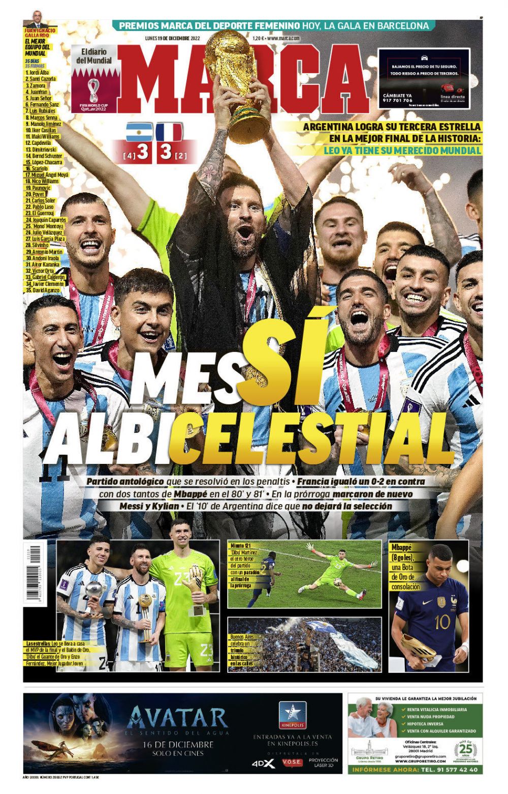 Leo Messi, pe prima pagină a ziarelor lumii: "D10S există / Trofeul e în mâinile lui Dumnezeu / A terminat fotbalul"_3