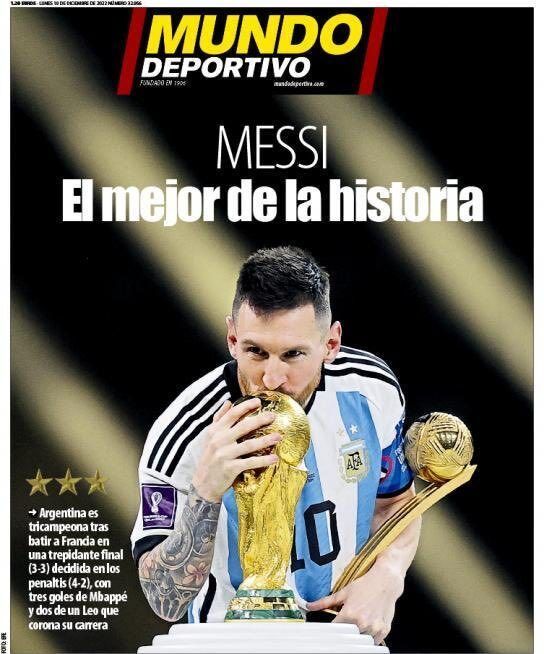 Leo Messi, pe prima pagină a ziarelor lumii: "D10S există / Trofeul e în mâinile lui Dumnezeu / A terminat fotbalul"_7