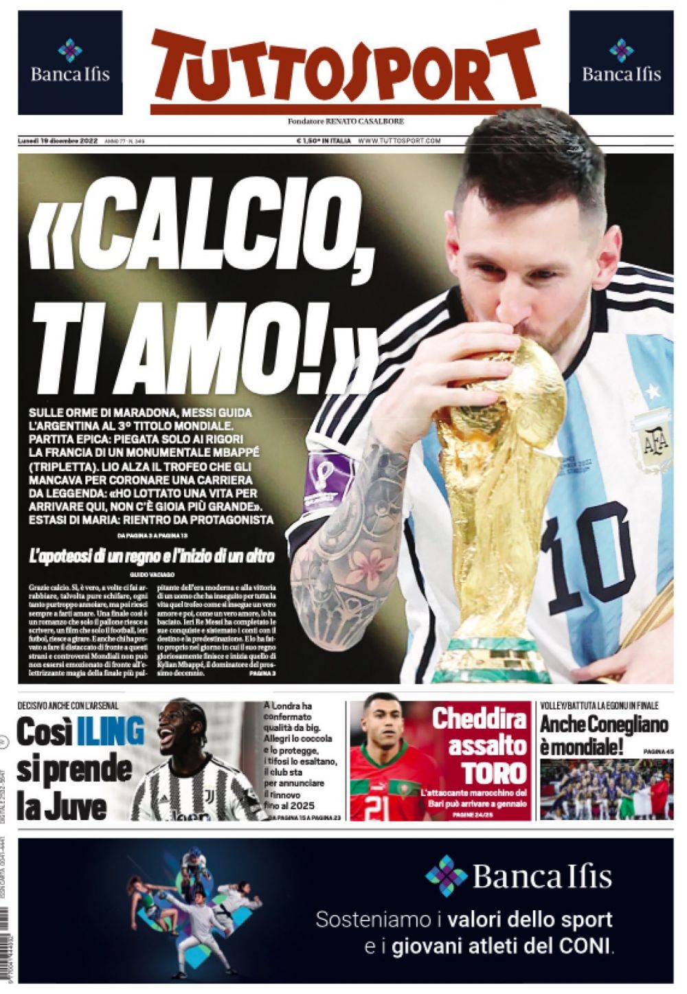Leo Messi, pe prima pagină a ziarelor lumii: "D10S există / Trofeul e în mâinile lui Dumnezeu / A terminat fotbalul"_8