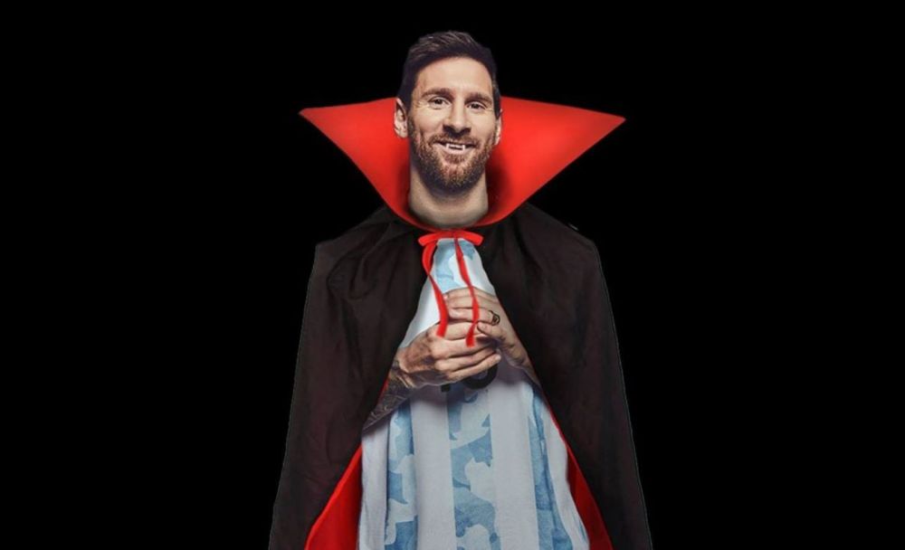 Val de glume după ce Messi a îmbrăcat mantia emirului la decernarea trofeului Cupei Mondiale! Cum l-ar fi îmbrăcat românii_3
