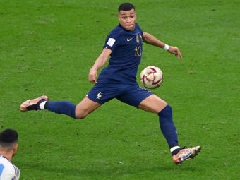 Ca din tun! Ce viteză a avut mingea șutată de Kylian Mbappe la golul de 2-2 în finala Argentina - Franța