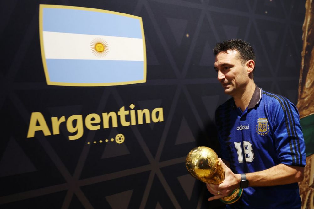 Povestea senzațională a tricoului cu care Lionel Scaloni a apărut după ce Argentina a câștigat Campionatul Mondial _9