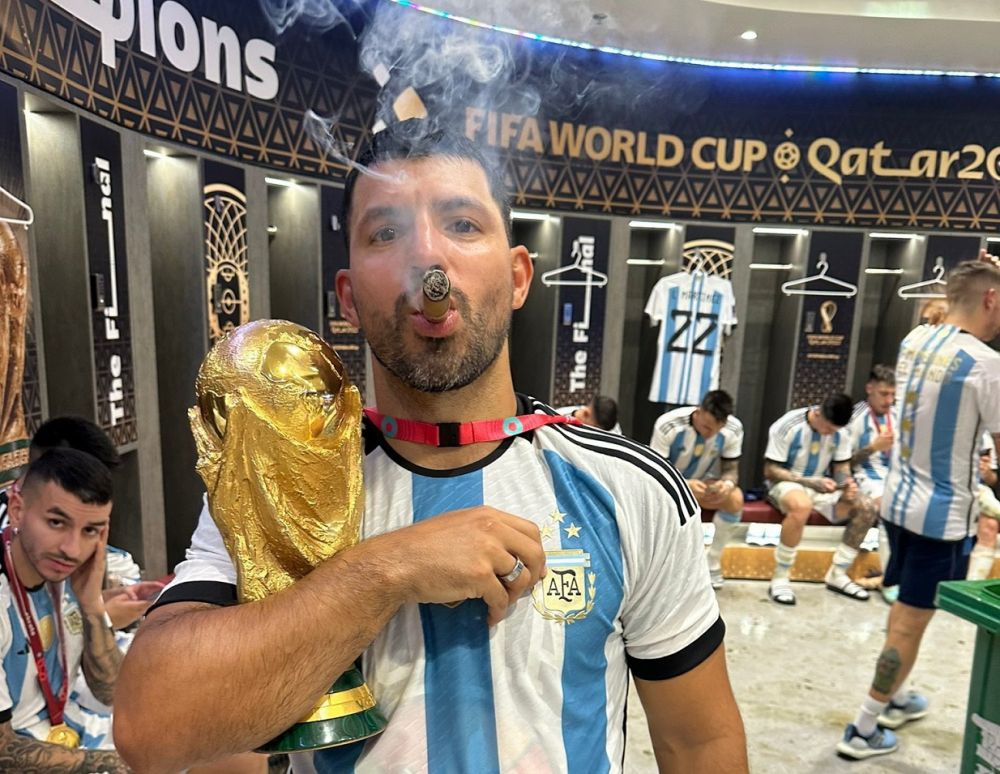 Suma pe care a câștigat-o Sergio Aguero la pariuri, după ce Argentina a cucerit Mondialul: "Abia acum am realizat!"_1