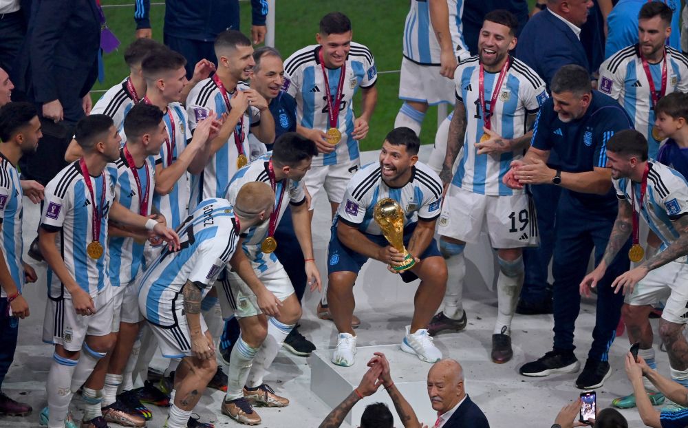 Suma pe care a câștigat-o Sergio Aguero la pariuri, după ce Argentina a cucerit Mondialul: "Abia acum am realizat!"_5