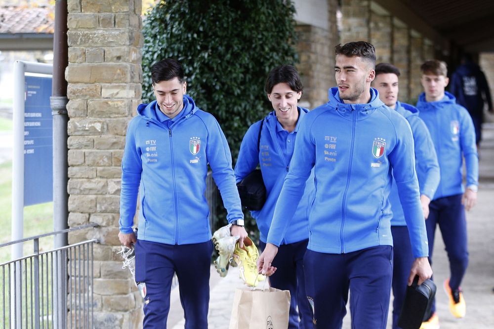 Românul Daniel Boloca a jucat primul meci-test pentru naționala Italiei în această dimineață! Imaginile alături de selecționerul Roberto Mancini_4