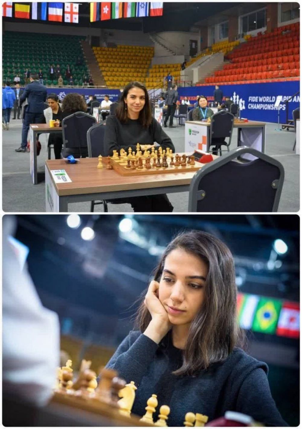 Șah mat! O jucătoare din Iran a concurat la Campionatele Mondiale fără hijab_1