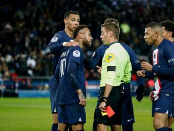 
	Ce i-a spus Kylian Mbappe arbitrului care l-a eliminat pe Neymar pentru simulare, în partida PSG-Strasbourg
