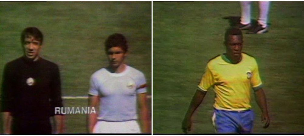 Pele Campionatul Mondial din 1970 Mircea Lucescu Romania - Brazilia