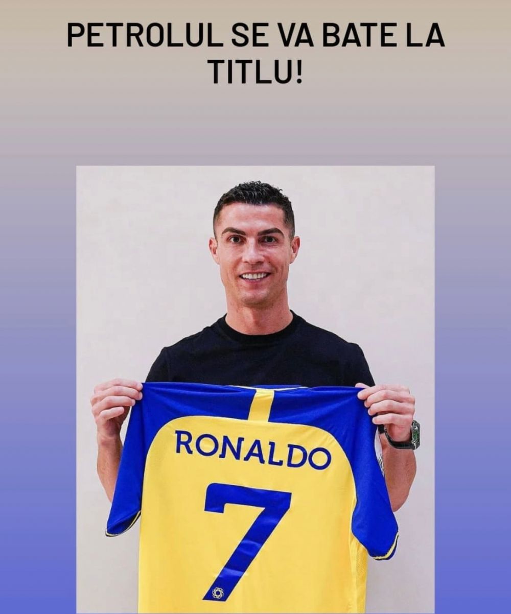 Cea mai tare glumă după transferul lui Cristiano Ronaldo la Al-Nassr vine din România! :)_1