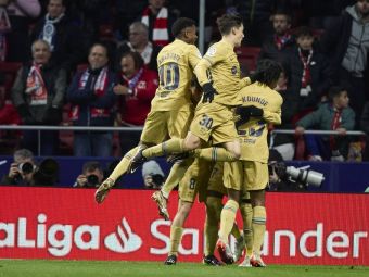 
	Atletico Madrid - Barcelona 0-1. Dembele a decis derby-ul de pe Wanda Metropolitano
