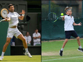 
	Fiul lui Novak Djokovic impresionează pe terenul de tenis, încă de la 8 ani: cum juca tatăl său la 4 ani&nbsp;
