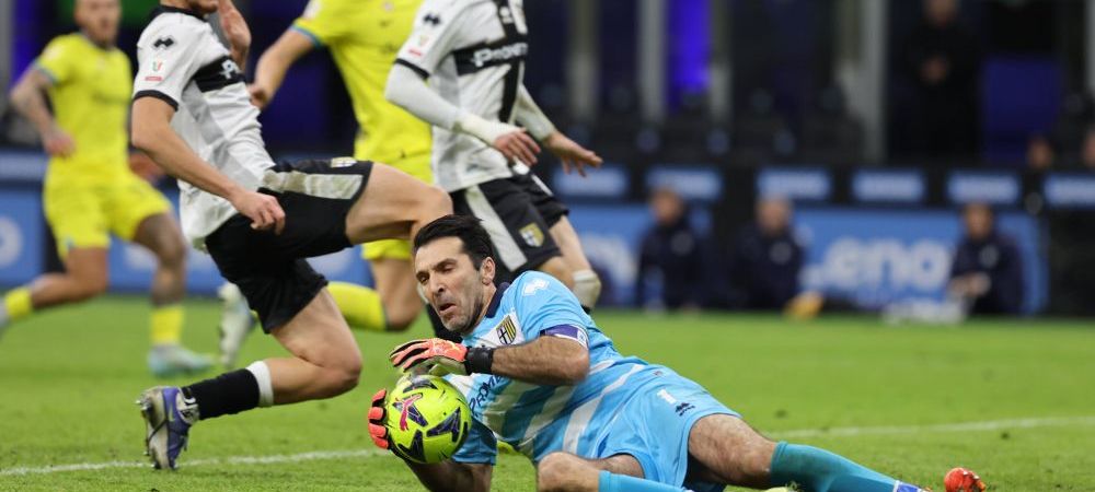Gianluigi Buffon Cupa Italiei Edin Dzeko Inter Parma