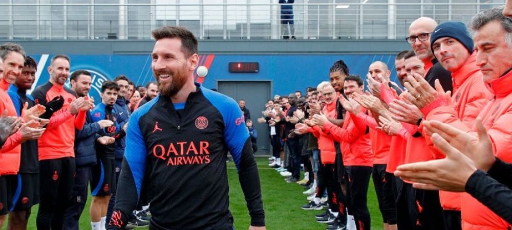 Lionel Messi parc des princes PSG PSG - Angers
