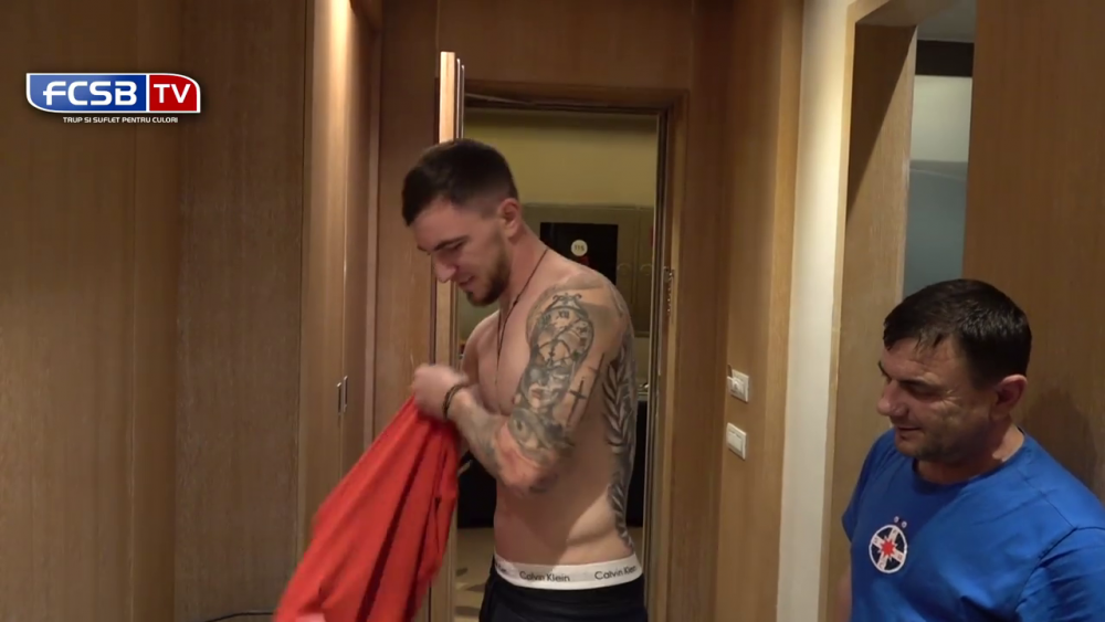 Deian Sorescu, mai fericit ca niciodată! Fotbalistul și-a dat jos tricoul de la Racow și l-a îmbrăcat pe cel al FCSB-ului_26