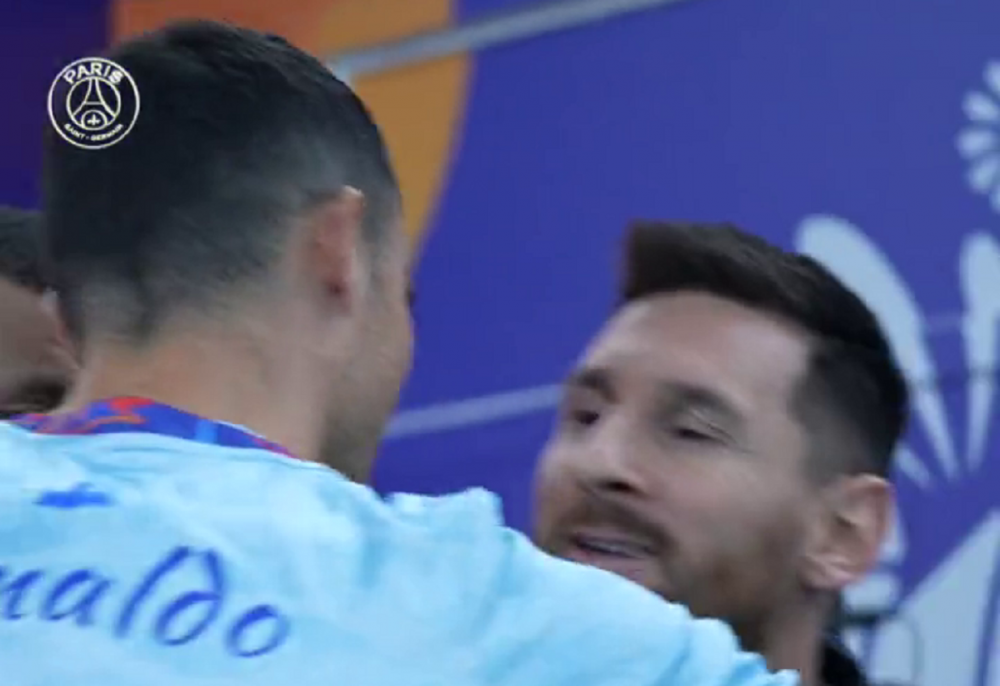 PSG a publicat imaginile cu Messi și Ronaldo care nu s-au văzut la TV: "Ce secvență incredibilă!"_14