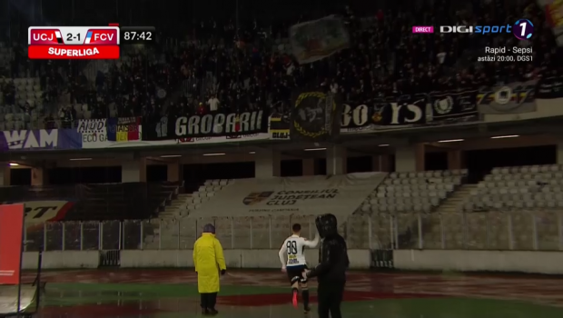 
	&#39;U&#39; Cluj - FC Voluntari 2-1&nbsp; | Victorie pentru echipa lui Ovidiu Sabău, obținută în ultimele minute de joc
