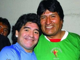 Din președinte de țară președinte de club de fotbal! Prietenul lui Diego Armando Maradona a fost instalat oficial