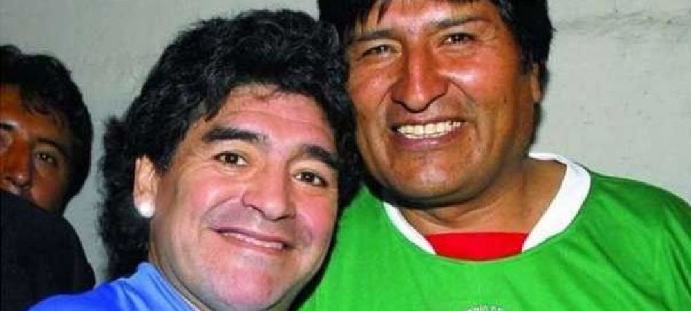 Evo Morales Bolivia Copa Sudamericana Diego Armando Maradona Palmaflor