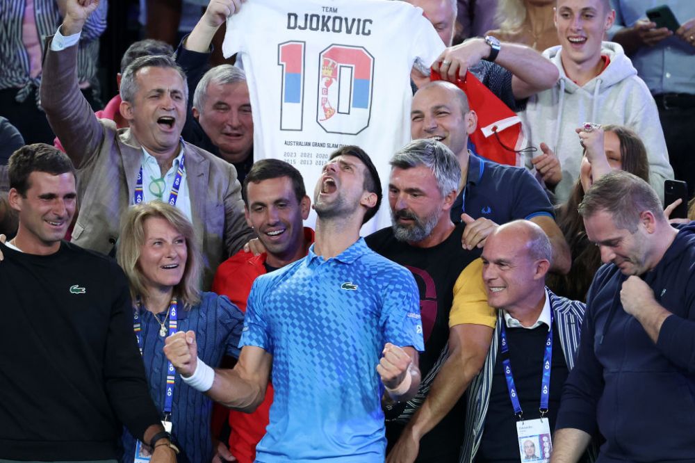 Așa arată descătușarea! Djokovic, deportat în 2022, campion în 2023. Sârbul a plâns de bucurie după câștigarea finalei_1