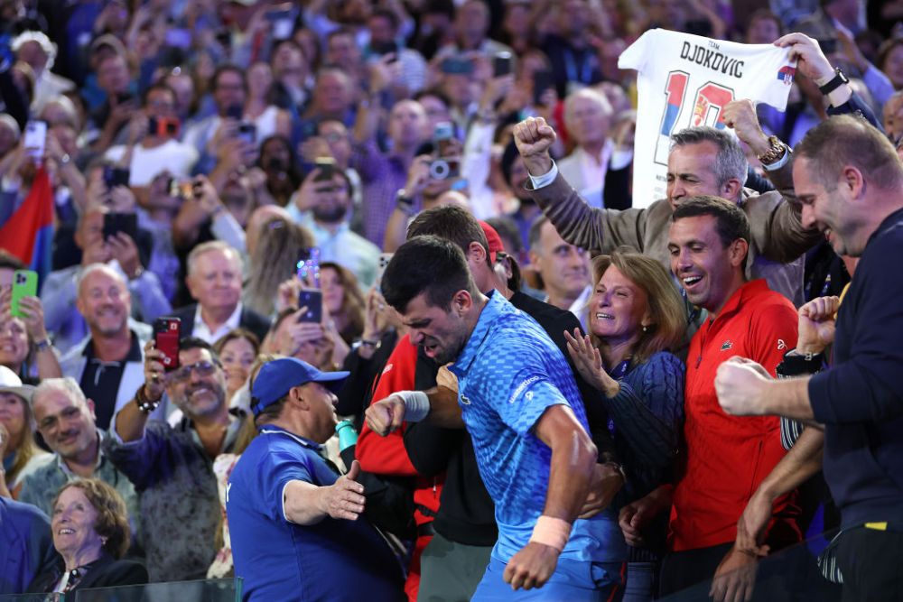 Așa arată descătușarea! Djokovic, deportat în 2022, campion în 2023. Sârbul a plâns de bucurie după câștigarea finalei_15
