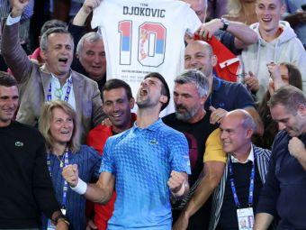 
	Așa arată descătușarea! Djokovic, deportat în 2022, campion în 2023. Sârbul a plâns de bucurie după câștigarea finalei
