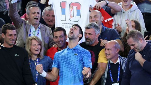 
	Așa arată descătușarea! Djokovic, deportat în 2022, campion în 2023. Sârbul a plâns de bucurie după câștigarea finalei
